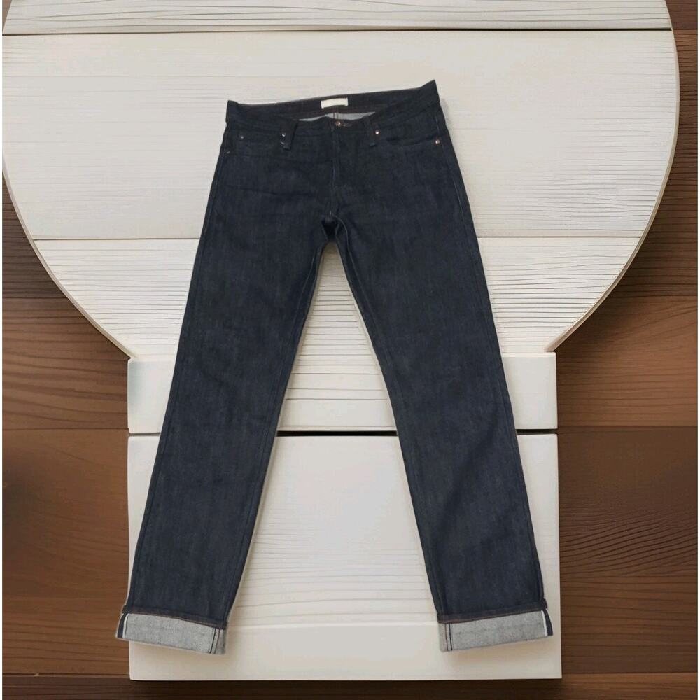 The Unbranded Brand UB101 Skinny Fit 14.5oz Indigo Selvedge Denim Men's 32 x 33